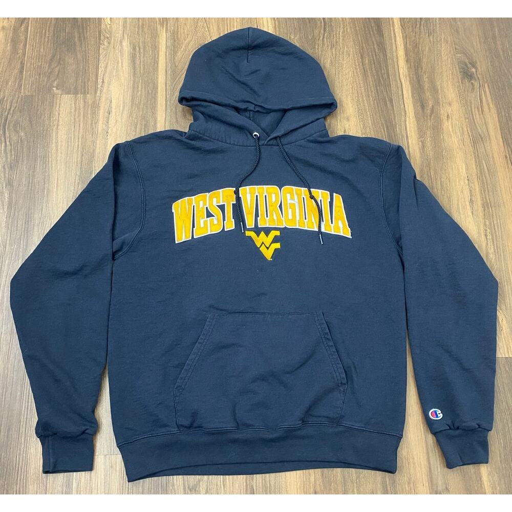 Champion West Virginia Mountaineers stitched graphic pullover hoodie, M